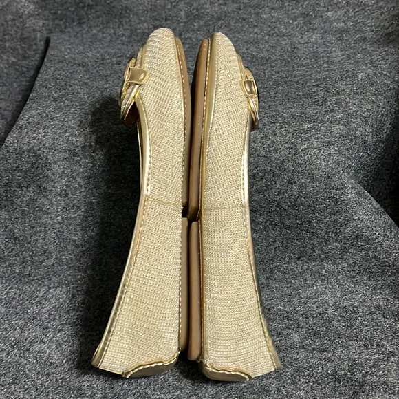 Michael Kors gold sparkle women’s flats size 7 - Picture 7 of 11